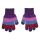 Villervalla Finger-Handschuhe Himalaya 305AW Lila/bunt gestreift