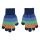 Villervalla Finger-Handschuhe Atlas 305AW Orange/bunt gestreift