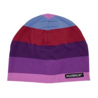 Villervalla Beanie gestreift 141AW Himalaya lila/rot...