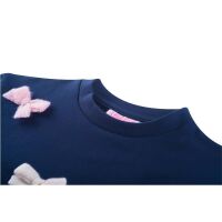 Someone Sweater Talia-SG-16-D Navy mit bunten Maschen