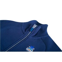 Someone Sweat-Weste Elliot-SB-08-A Navy mit weißen Streifen