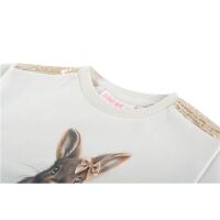 Someone Sweater Deery-SG-16-D Glitzer Dark Ecru mit Häschen