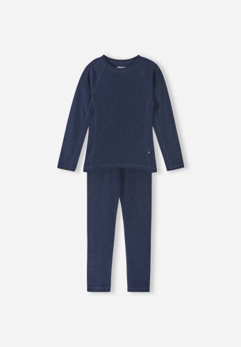 Reima Merino-Funktionsunterwäsche Set Kinsei 5200029A-6980 Navy