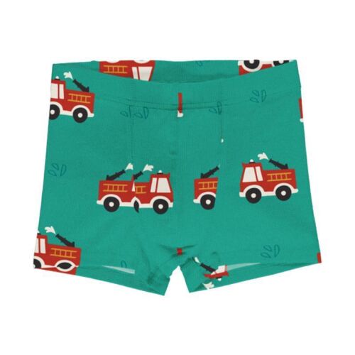 Maxomorra Boxershorts Fire Truck DX064-S003 Mintgrün