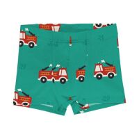 Maxomorra Boxershorts Fire Truck DX064-S003 Mintgrün