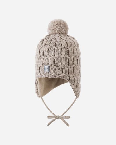 Reima Baby-Strickmütze Nunavut 5300065B-0760 Graubeige