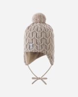 Reima Baby-Strickmütze Nunavut 5300065B-0760 Graubeige