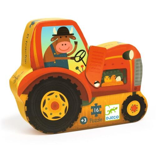 Djeco Puzzle Traktor16 Teile
