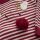 Minymo Strickpullover Rentier 114167-4988 Rot-Weiß gestreift