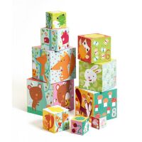 Djeco Stapelpyramide Wald Blocks 8507