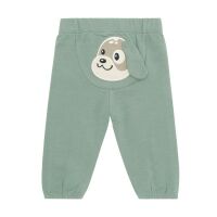 Minymo Baby-Sweathose 114239-9807 Hund Grün