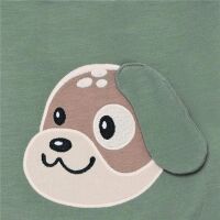 Minymo Baby-Sweater Hund 114217-9807 Grün