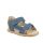 Primigi Barfuß-Sandale Leder mit 2 Klett 1416600 Blau/Beige