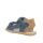 Primigi Barfuß-Sandale Leder mit 2 Klett 1416600 Blau/Beige
