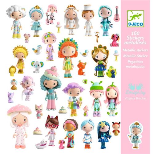 Djeco Sticker Welt der Tinyly 160 St rosa