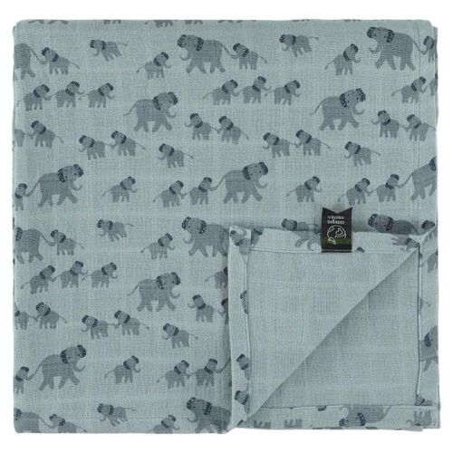 Trixie Mulltuch 110x110cm Musselin 98-076 Enchanting Elephant
