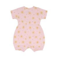 Hust & Claire Sommer-Spieler/Strampler aus Bambus Milu Monkey Sun 4319 Rosa/Sonnen