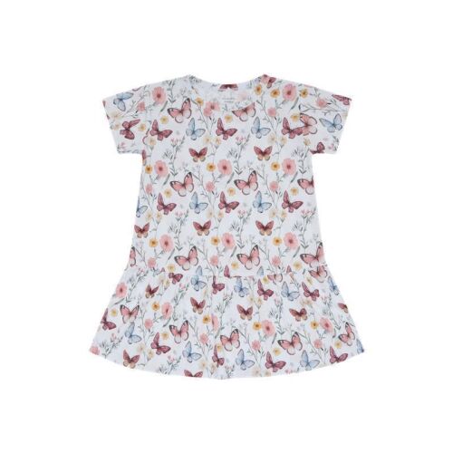 Hust & Claire Kleid aus Bambus Fuia Butterfly 52531-4000 Hellblau/Blumen