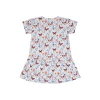 Hust & Claire Kleid aus Bambus Fuia Butterfly 52531-4000 Hellblau/Blumen