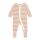 Hust & Claire La-Strampler aus Bambus Mulle Skyway 38416-3688 weiß-cognac gestreift