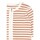 Hust & Claire La-Strampler aus Bambus Mulle Skyway 38416-3688 weiß-cognac gestreift