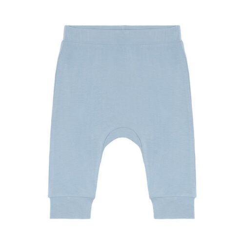 Hust & Claire Baby Jogginghose Gusti Solid aus Bambus 39967-3157 Hellblau