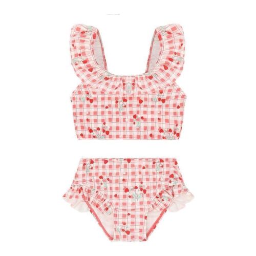 Hust & Claire Bikini Hala 44557-3270 Erdbeeren Rot kariert
