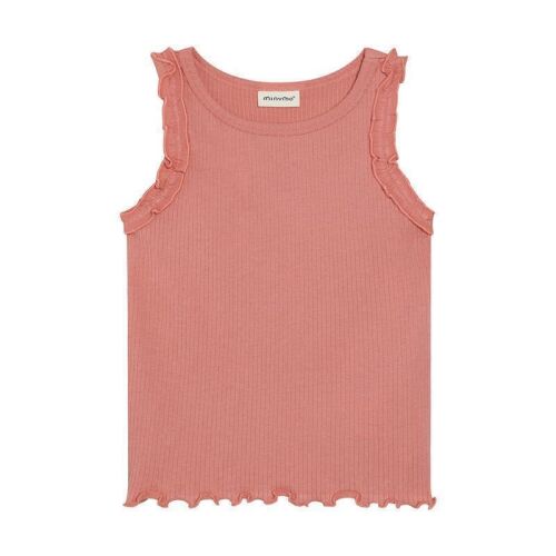 Minymo Mädchen Top Ripp 124307-4704 Rosa