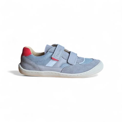 Telyoh Barfußschuhe/Sneaker BF Massai Sport 3602 Velecro grau
