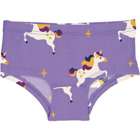 Maxomorra Mädchen Unterhose D003-S004 Unicorn lila