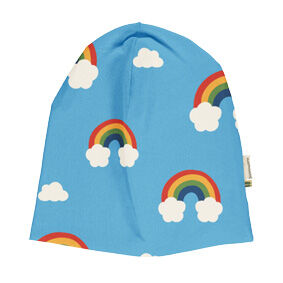 Maxomorra Beanie Rainbow D002-S008 blau
