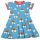 Maxomorra Kurzarm - Kleid D002-S006 Rainbow blau