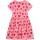 Danamade Kurzarm Kleid DLINNI - D1126-007 Candy rosa mit Herzen