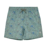 Minymo Badeshorts 134340 Fb. 9807 Eidechsen grün