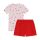 Minymo Sommer Set / Pyjama 124383 Fb. 5003 mit Marienkäfern rosa/rot