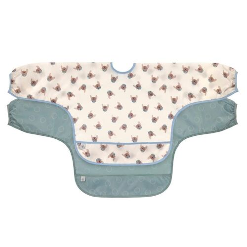 Lässig 2-pack langarm Bib 13110335025 Tiny Team Dog