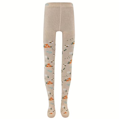 Ewers Strumpfhose Blumen Bienen 290261-3150 Beige mel