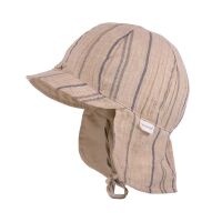 Maximo Schildmütze UV 083800-1328 beigemeliert-streifen