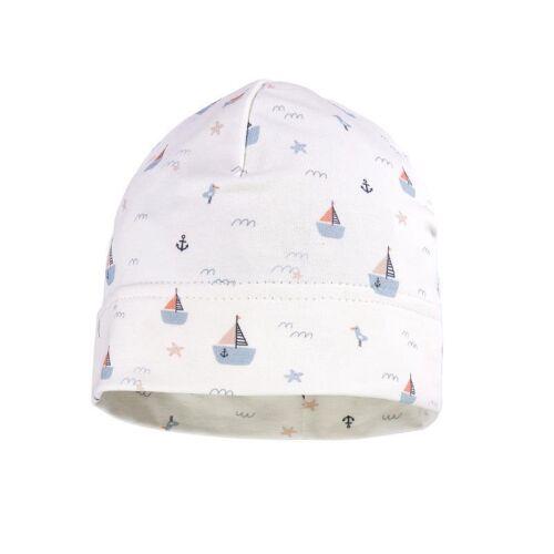 Maximo Baby-Beanie Boote 158300-01 weiß