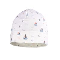Maximo Baby-Beanie Boote 158300-01 weiß