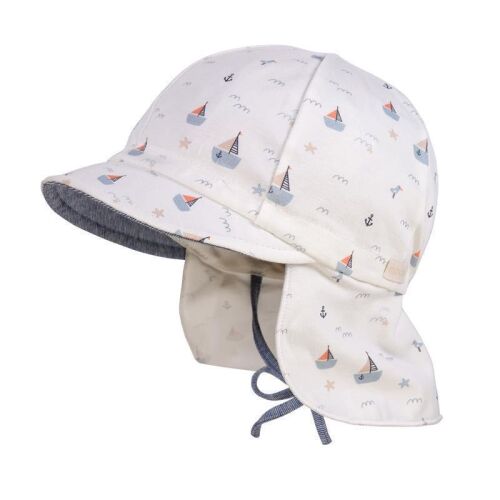 Maximo Baby-Schildmütze Boote 158400-01 Weiß