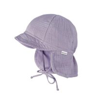 Maximo Musselin-Schildmütze UV 083800-71 flieder/lila