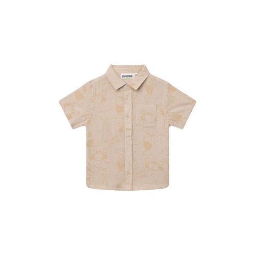 Someone Hemd FELIX-SB-21-E- BEIGE