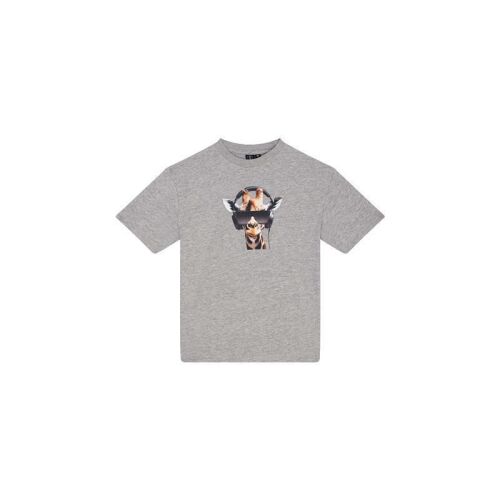 Someone T-Shirt Leon LEON-B-02-L Grey Melange
