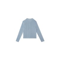 Someone Strickjacke AISHA-SG-15-R Light Blue