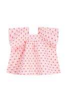 Mini Rebels KA-Shirt MAEVE-SG-21-D kariert / Herzchen pink