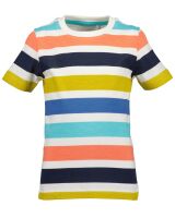 Blue Seven T-Shirt gestreift mit bunten Blockstreifen...