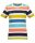 Blue Seven T-Shirt gestreift mit bunten Blockstreifen 802442-0001 weiß-gestreift