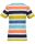 Blue Seven T-Shirt gestreift mit bunten Blockstreifen 802442-0001 weiß-gestreift