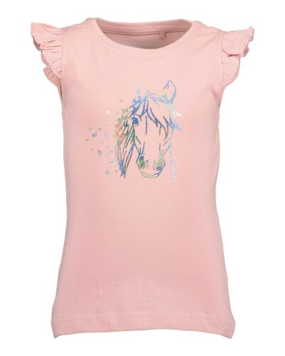 Blue Seven T-Shirt mit Flügelärmeln und Pferdemotiv 70237900-4112 Rosa